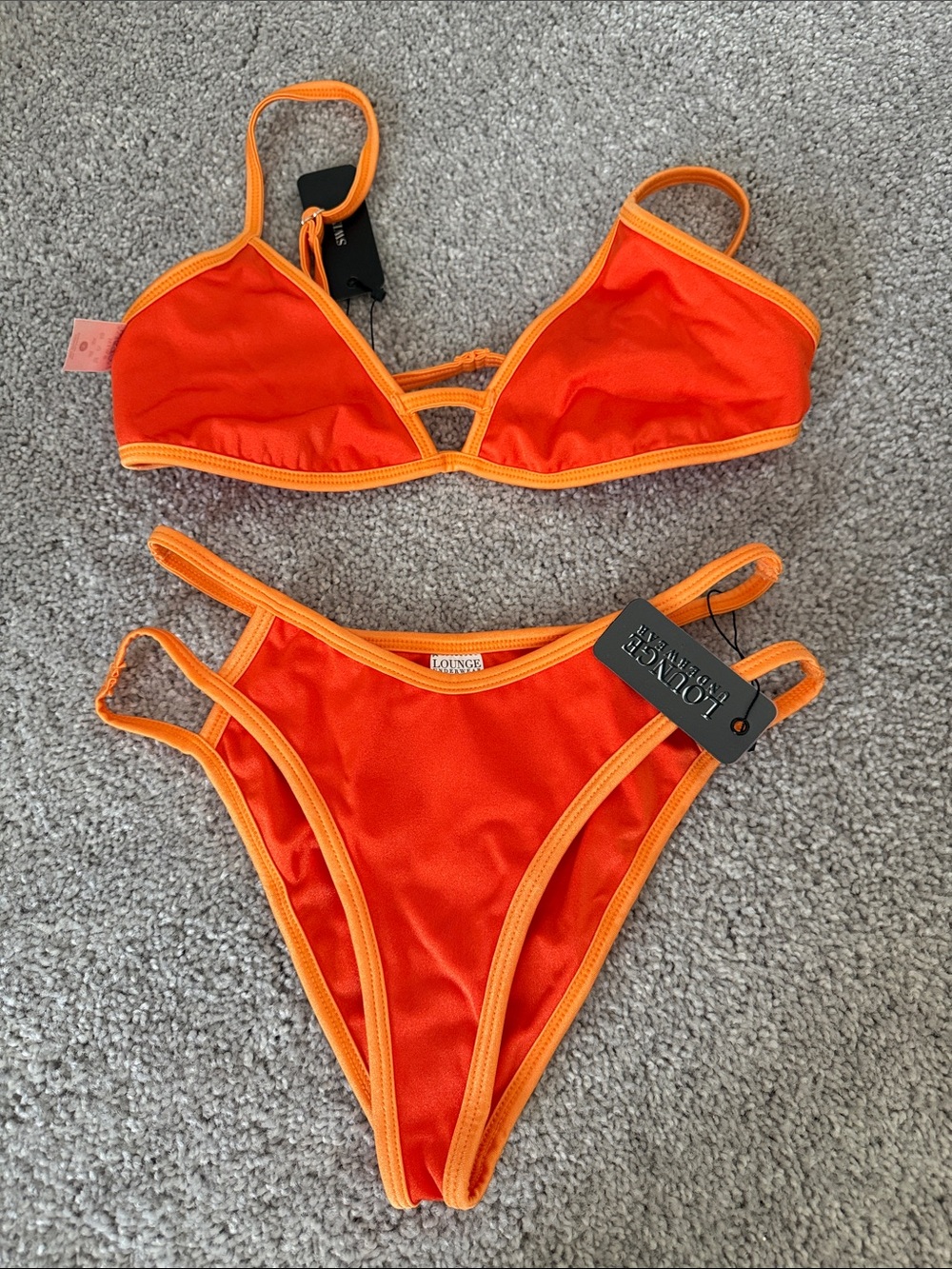 Orange Two-Piece Kids Swim Set